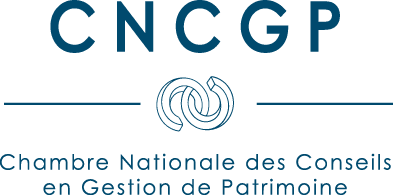 Logo CNCGP - Chambre Nationale des Conseils en Gestion de Patrimoine